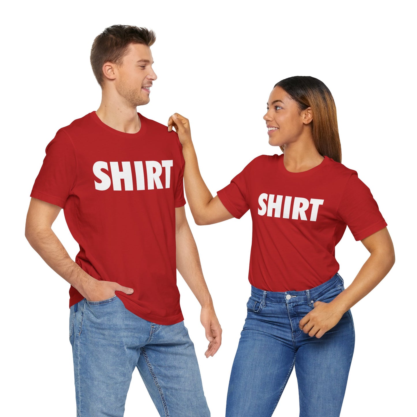 SHIRT Shirt (white text) - Unisex Jersey Short Sleeve Tee - The Gamers
